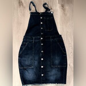 Judy Blue Denim Button-Up Overall Dress